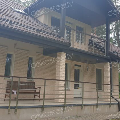 Nerūsējošā tērauda margas.