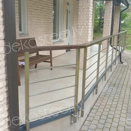 Nerūsējošā tērauda margas.