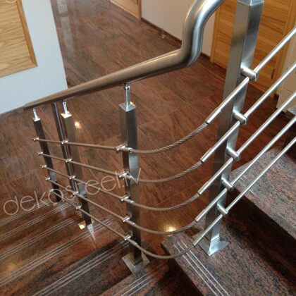 Nerūsējošā tērauda margas.