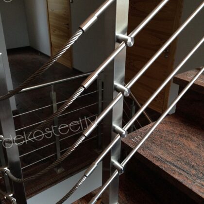 Nerūsējošā tērauda margas.