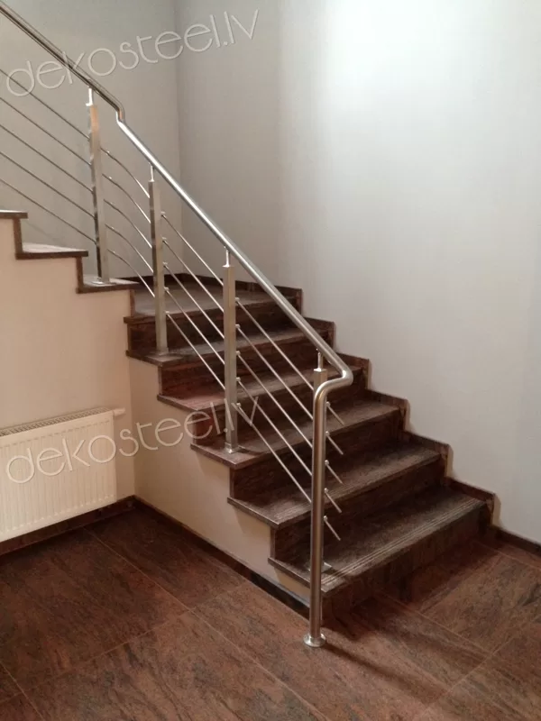Nerūsējošā tērauda margas.