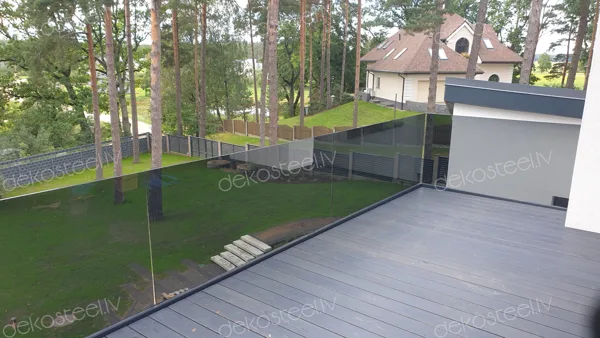 Balkona stikla margas
