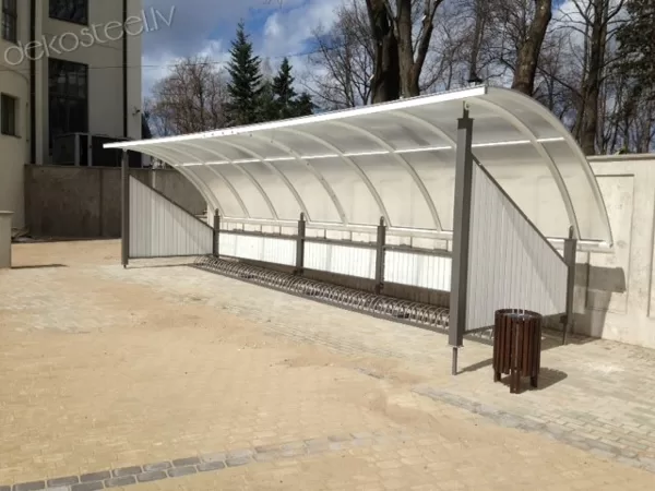 Velo turētājs ar jumtiņu